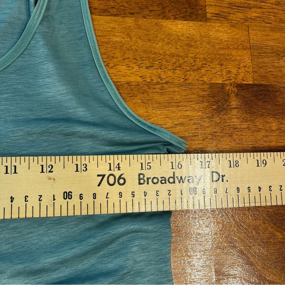 Lululemon Women's Set The Course Open Back Tank Frosted Pine green no size tag - Picture 4 of 7